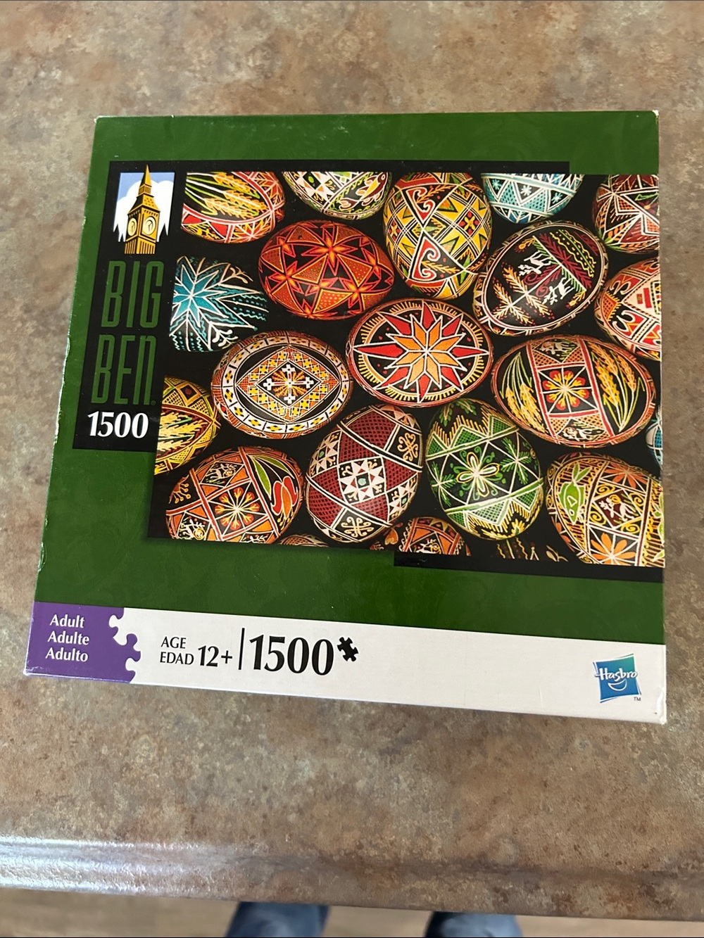 Big Ben 1500-Piece Puzzle – Multicolor Decorative Eggs